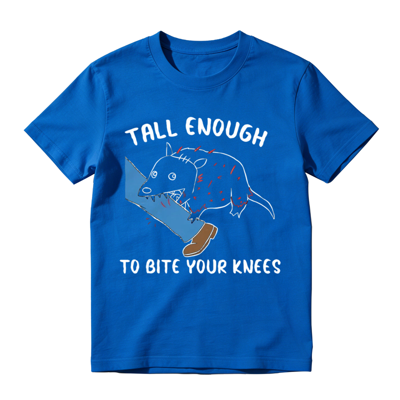 Tall Enough To Bite Your Knees With Tasmanian Devil Graphic, Everyday Wear, Gift For Him
