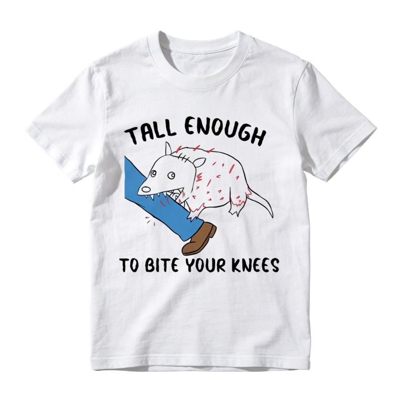Tall Enough To Bite Your Knees With Tasmanian Devil Graphic, Everyday Wear, Gift For Him