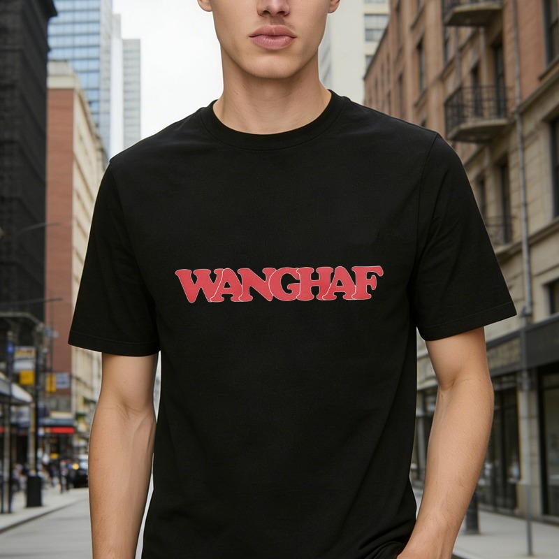 Wanghaf Text Graphic T-shirt