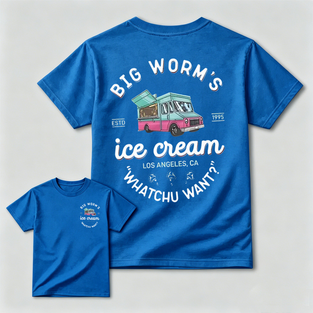 Big Worm's Ice Cream Truck Graphic T-Shirt