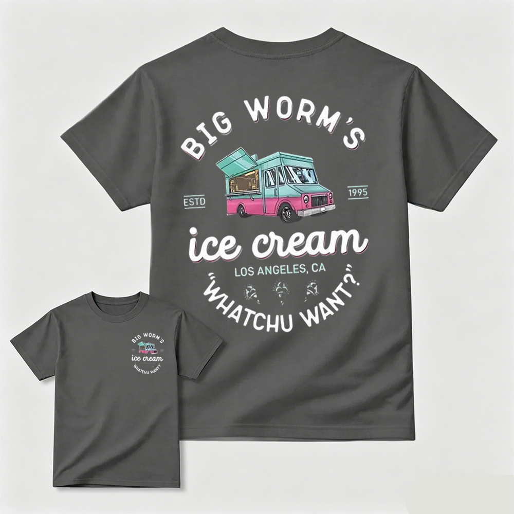Big Worm's Ice Cream Truck Graphic T-Shirt
