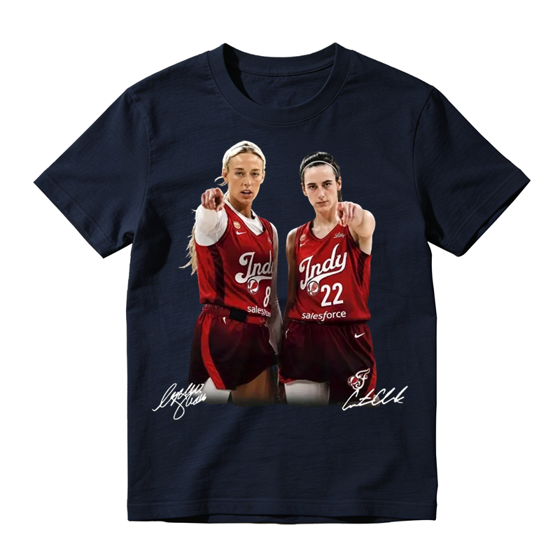 Indiana Fever Basketball Duo Graphic T Shirt