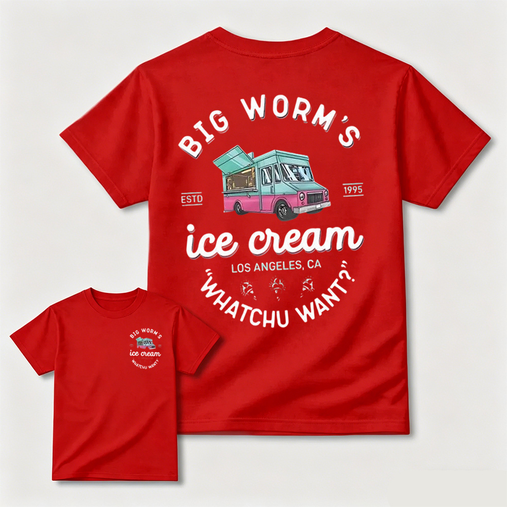 Big Worm's Ice Cream Truck Graphic T-Shirt