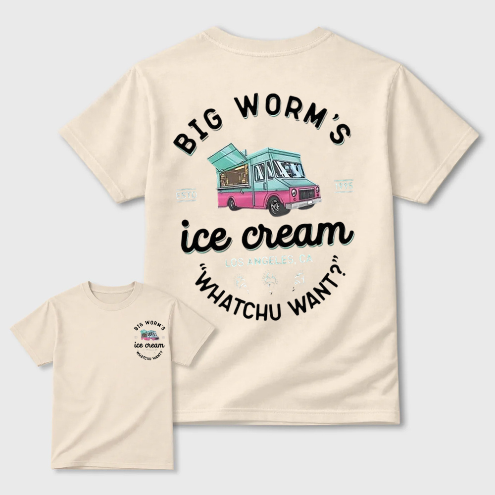 Big Worm's Ice Cream Truck Graphic T-Shirt