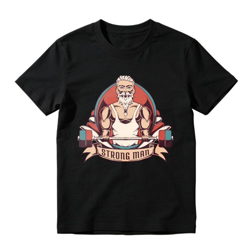 Strong Man Weightlifting Vintage Graphic, Unisex Classic T-shirt