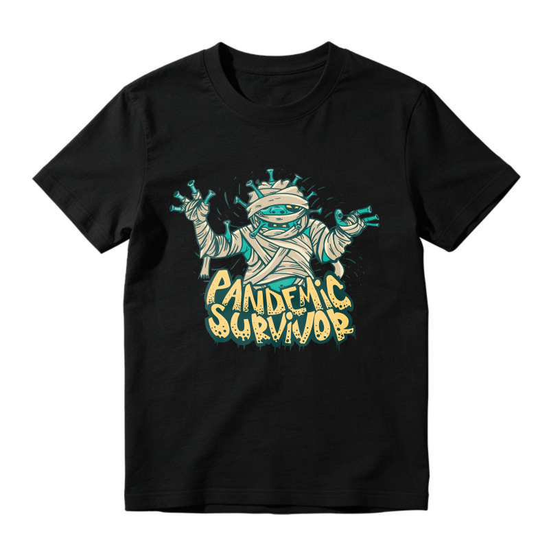 Pandemic Survivor Mummy Graphic, Unisex Classic T-shirt