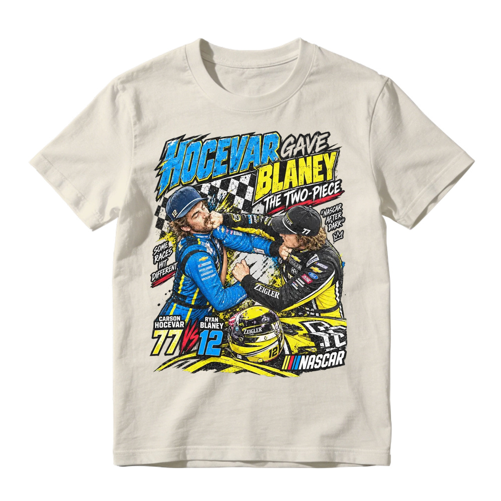 Ryan Blaney vs Carson Hocevar Shirt, Carson Hocevar Ryan Blaney Fight Sweatshirt, Racing Graphic Tee