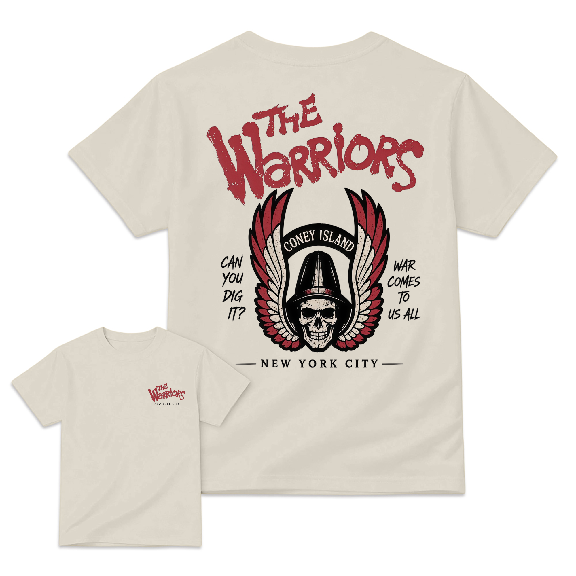 The Warriors Coney Island Skull Wings T-Shirt