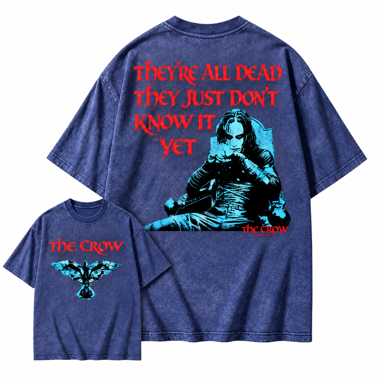 The Crow "They're All Dead They Just Don't Know It Yet" Graphic Washed T-shirt