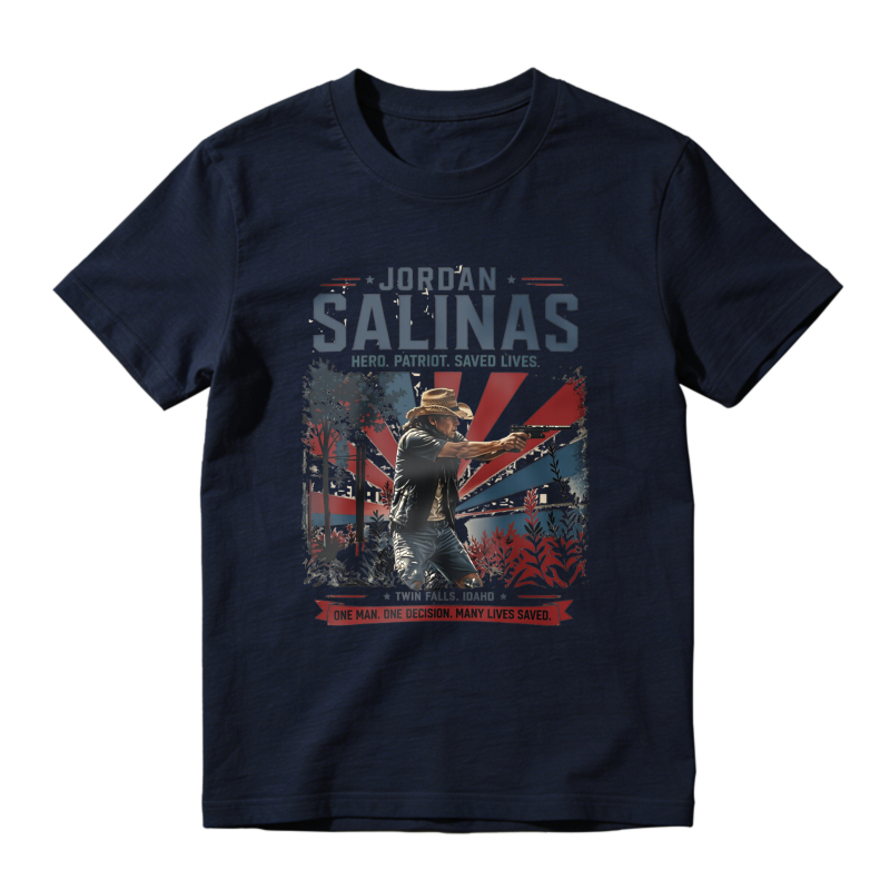 Vintage Salinas Hero Patriot Saved Lives Retro American T-Shirt