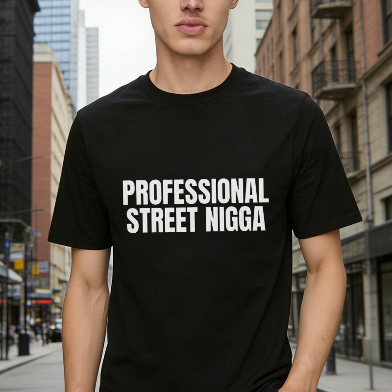 Professional Street Urban Typography Graphic T-shirt