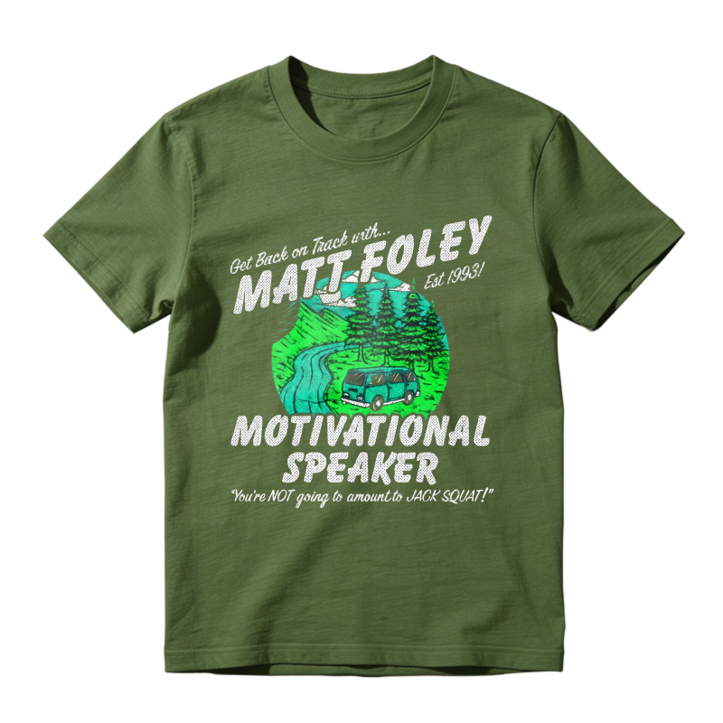Matt Foley Motivational Speaker Van Forest Scene Unisex Classic T-shirt
