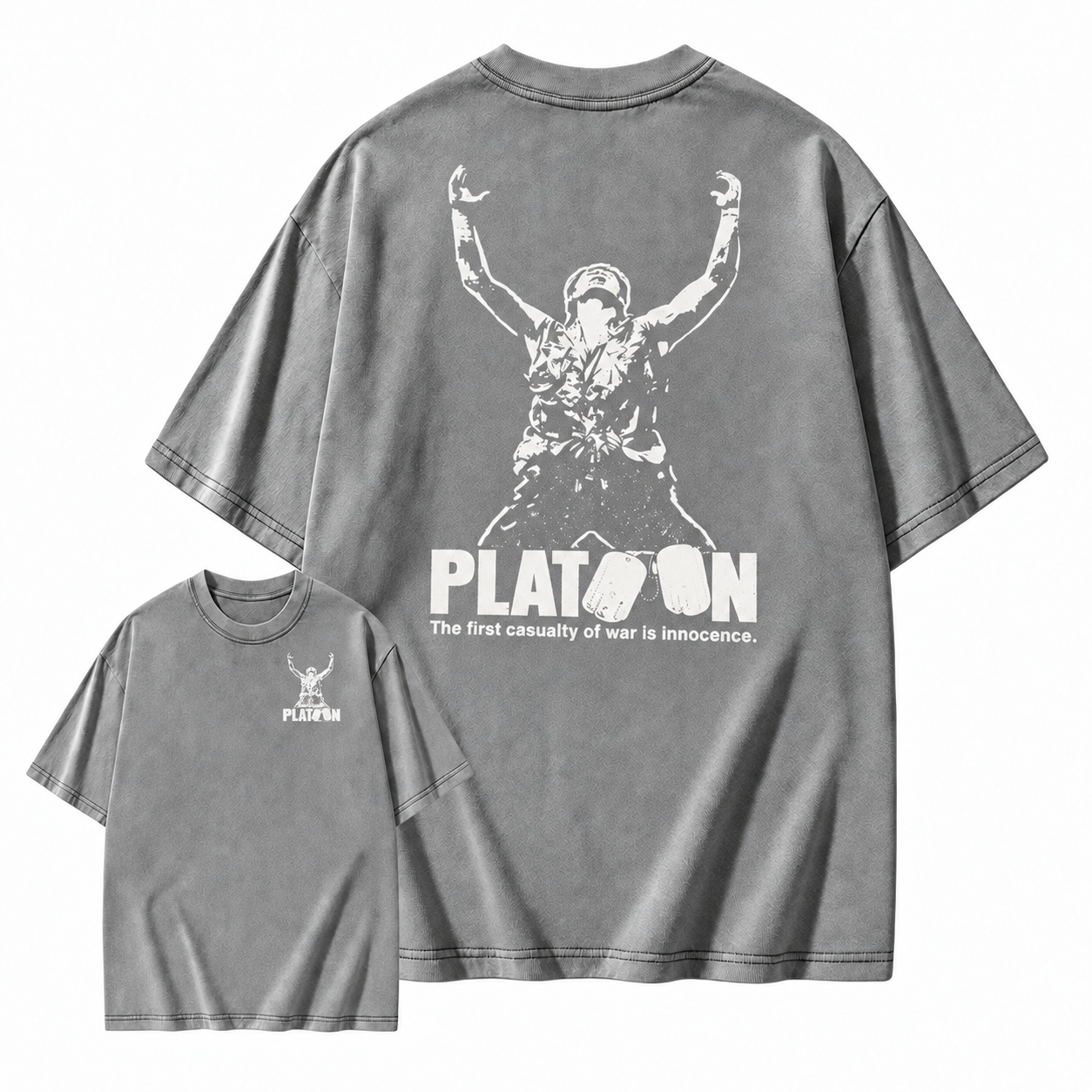Platoon "First Casualty of War" Classic Graphic Washed T-shirt 