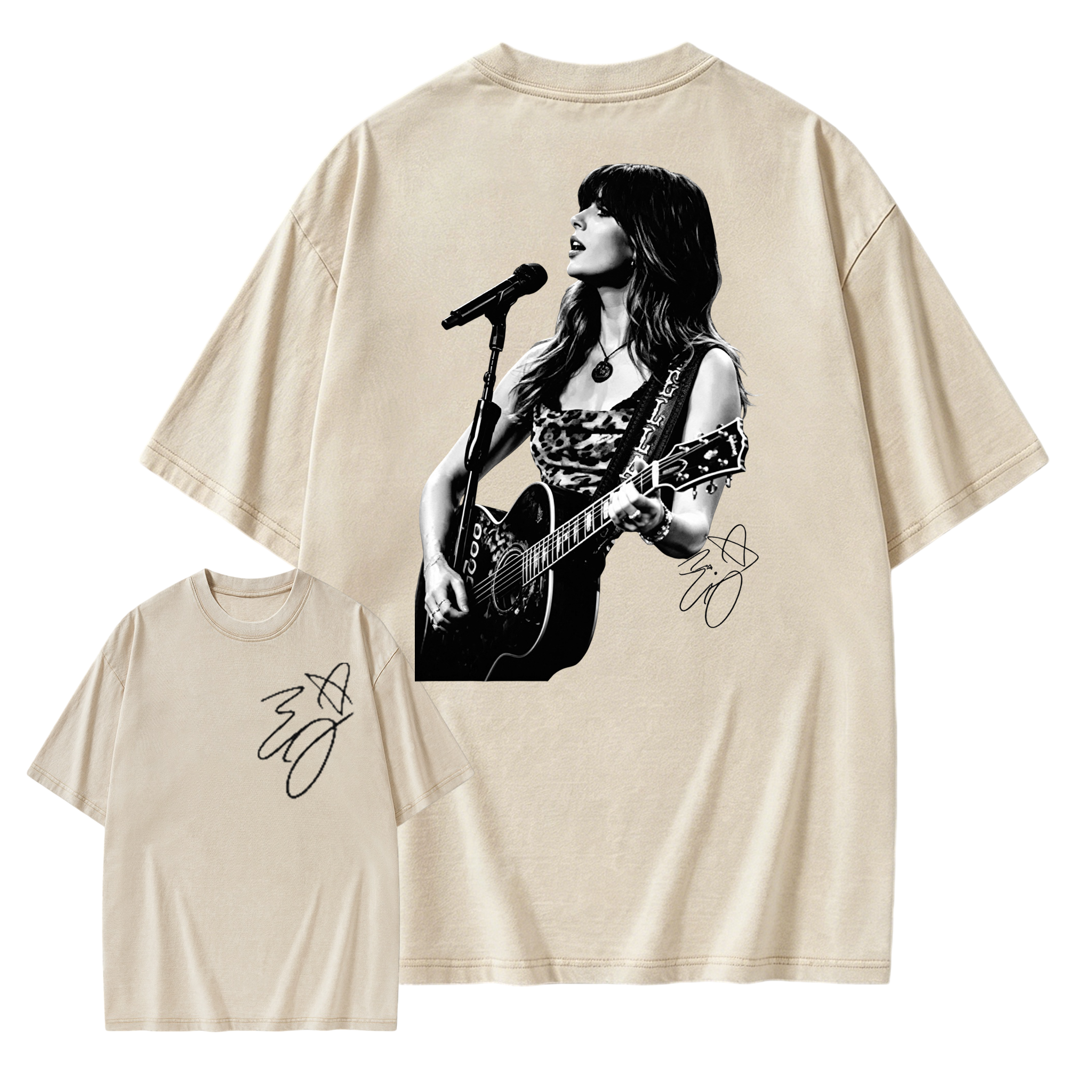 Ella Langley Graphic Print Oversized T-Shirt