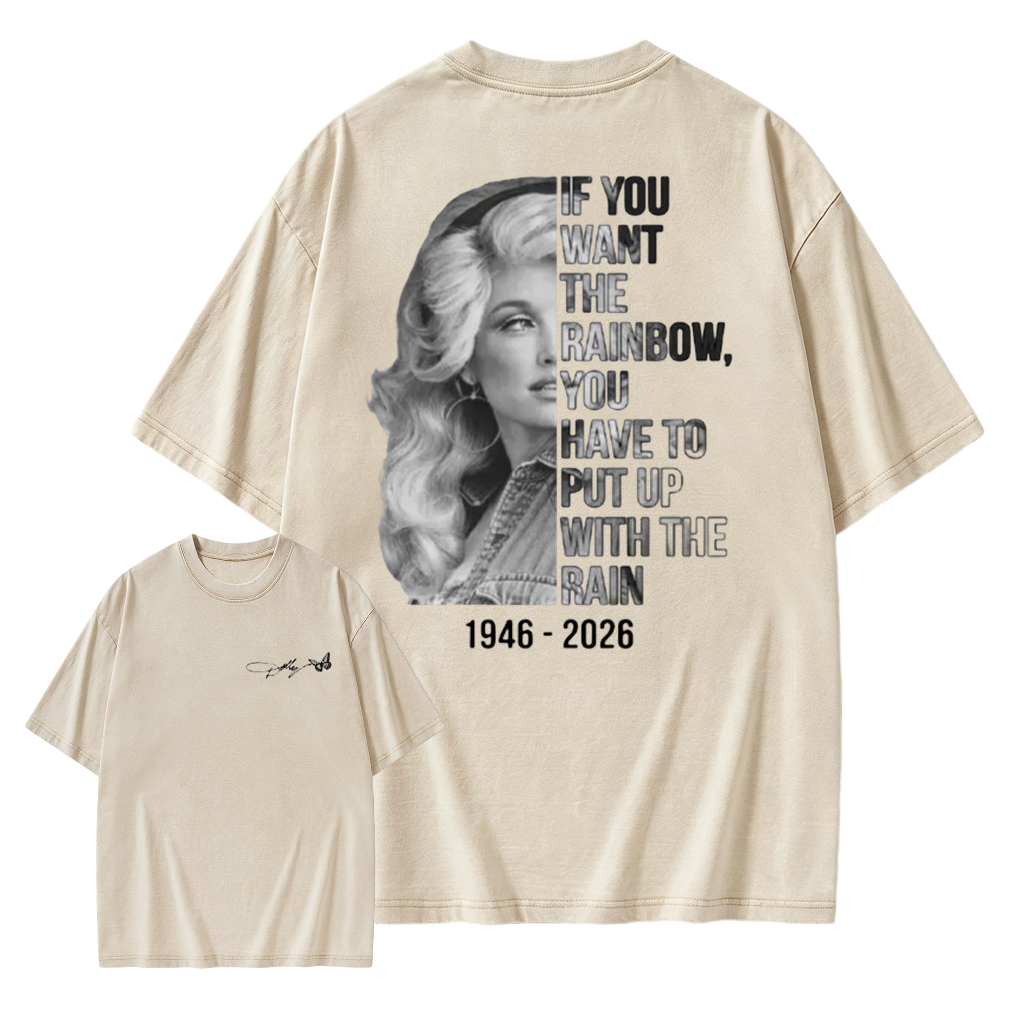 Retro Country Music Singer Quote, Fan Gift, MADE IN USA  Washed T-shirt