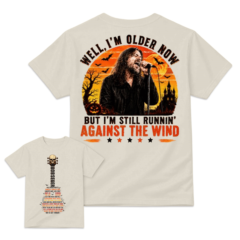 Bob Seger "Against The Wind" Vintage Halloween T-Shirt