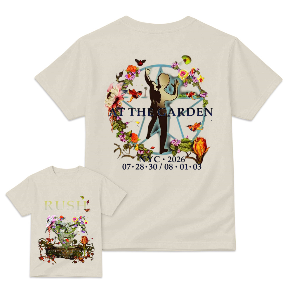 R-u-s-h Band At The Garden 2026 MSG Tour T-Shirt