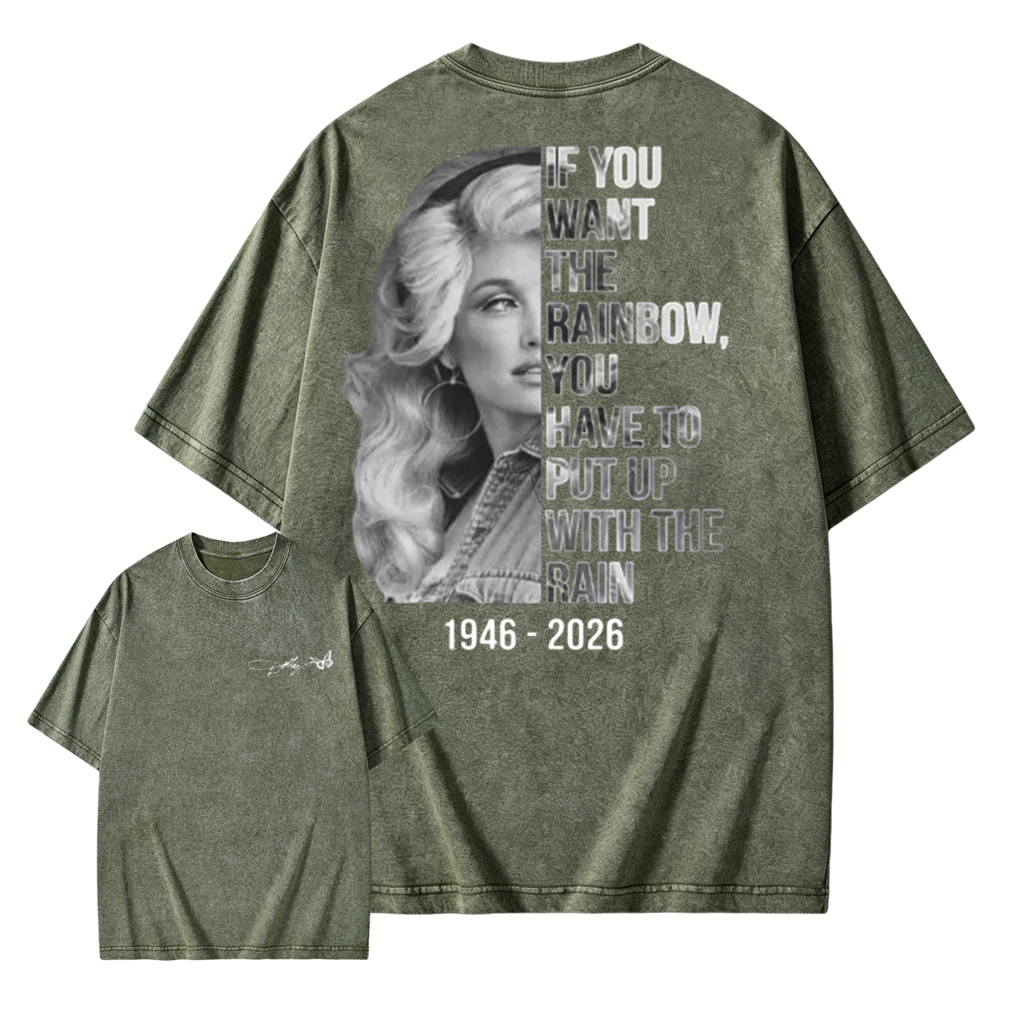 Retro Country Music Singer Quote, Fan Gift, MADE IN USA  Washed T-shirt