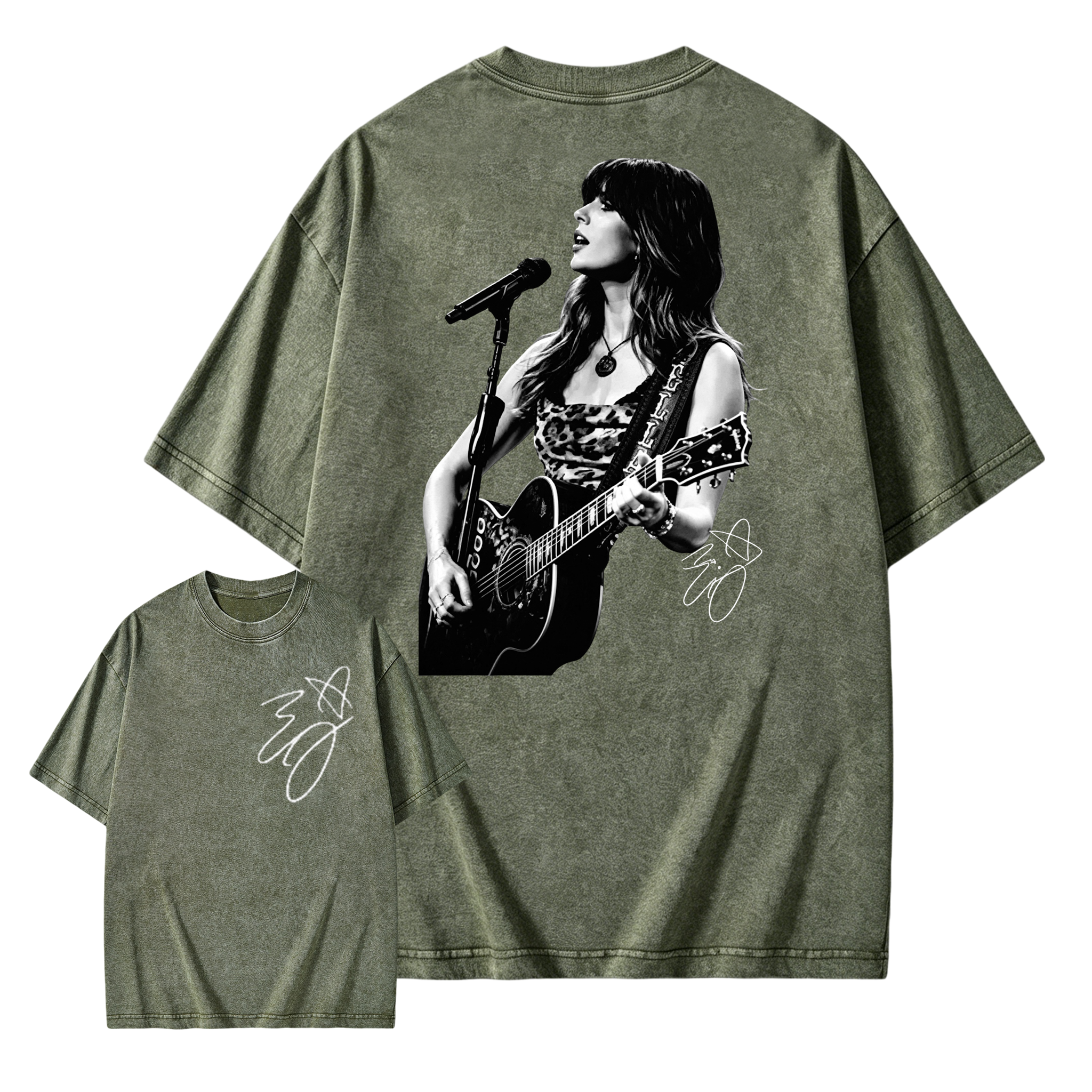 Ella Langley Graphic Print Oversized T-Shirt