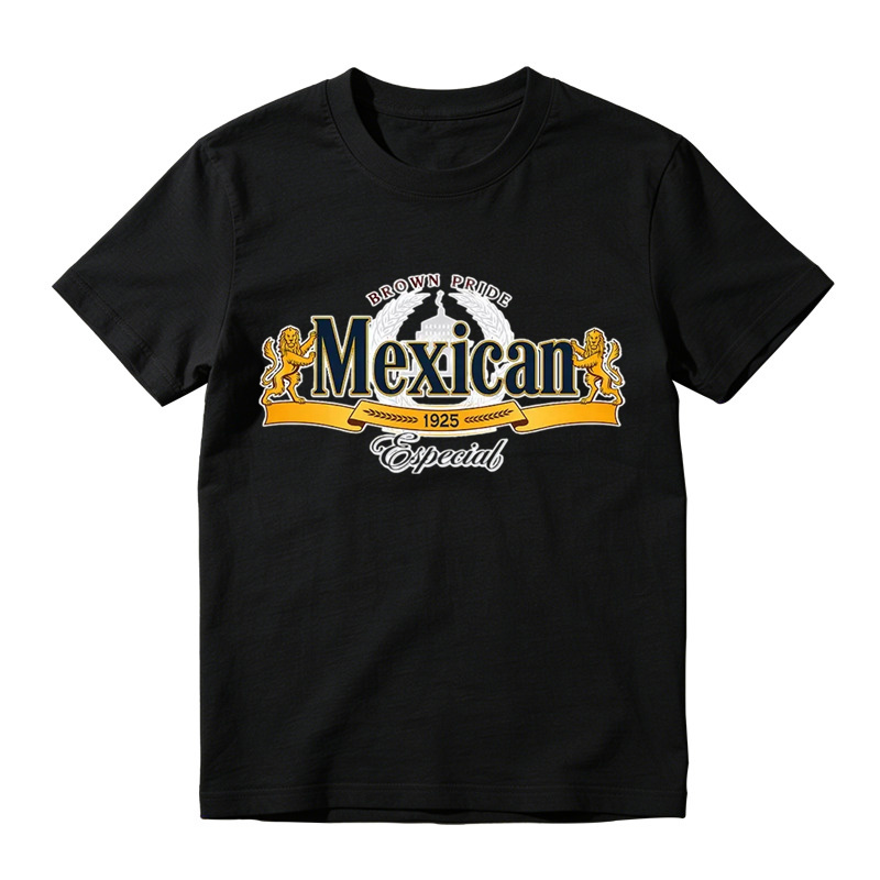 Mexican Especial Beer Inspired Graphic T-Shirt 