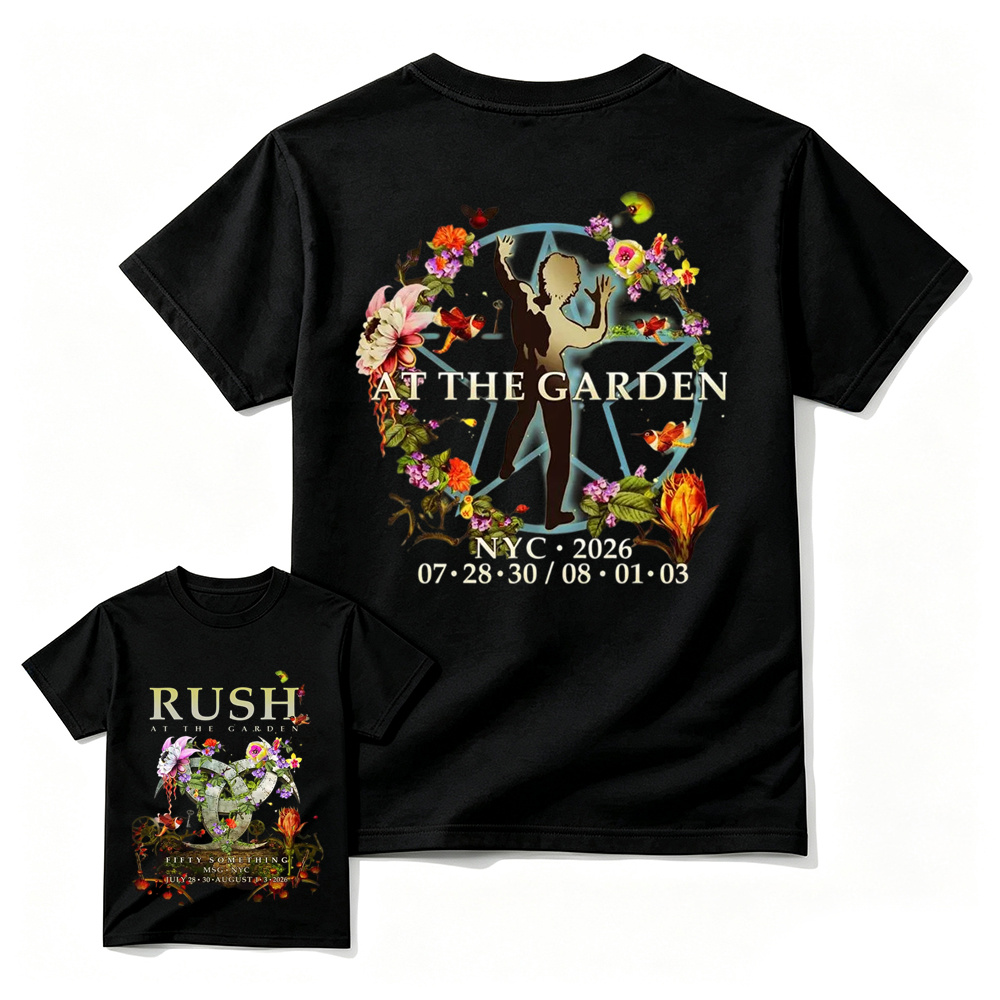 R-u-s-h Band At The Garden 2026 MSG Tour T-Shirt