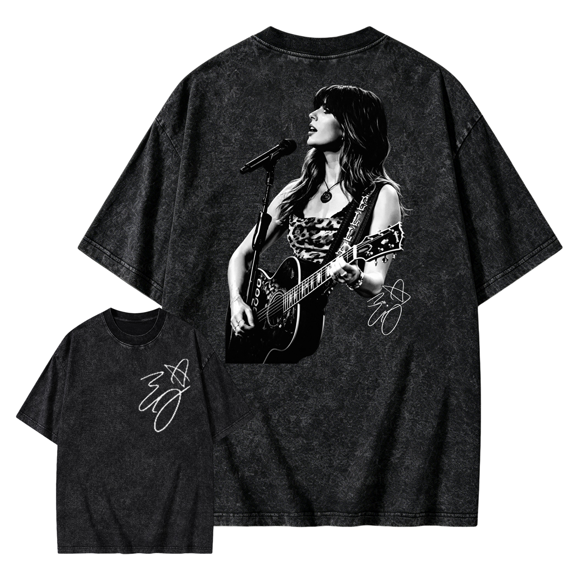 Ella Langley Graphic Print Oversized T-Shirt