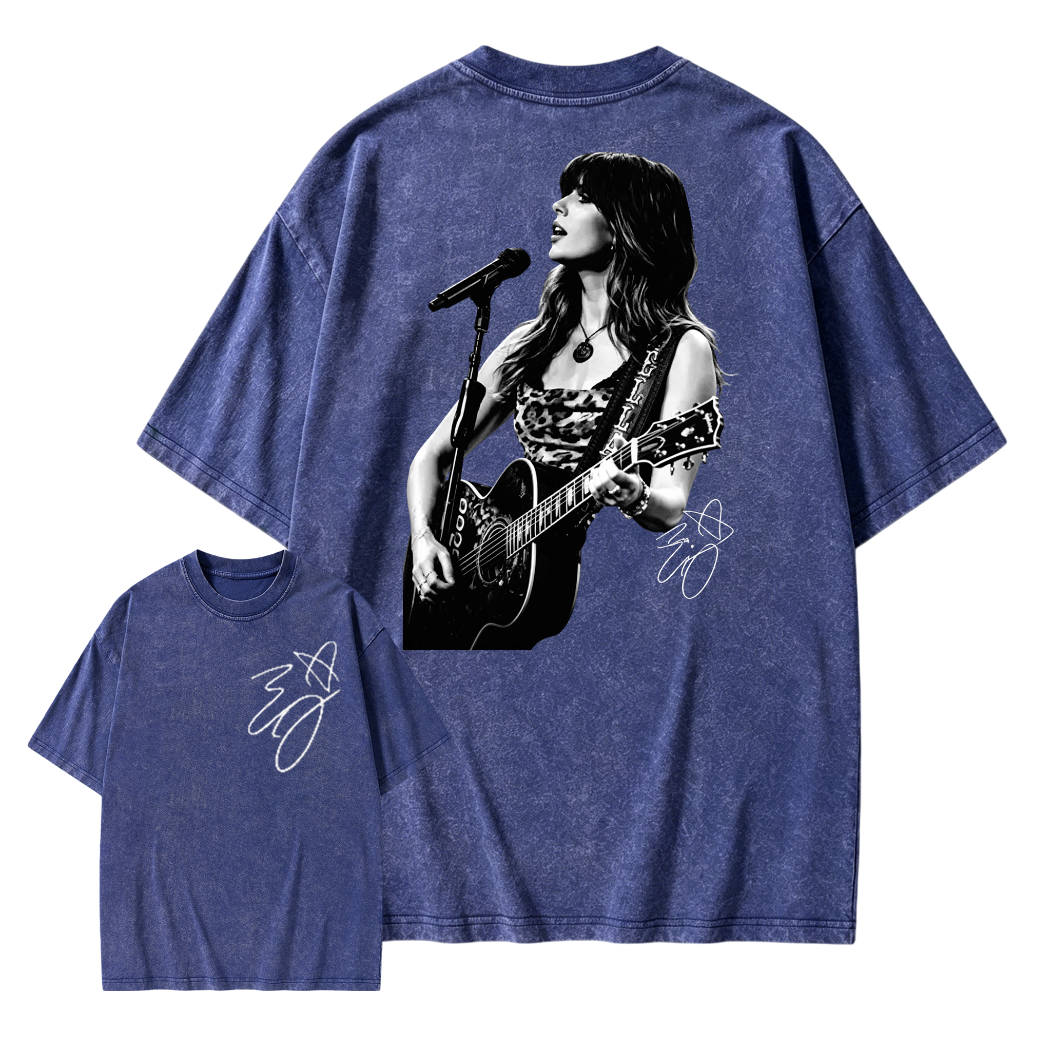 Ella Langley Graphic Print Oversized T-Shirt