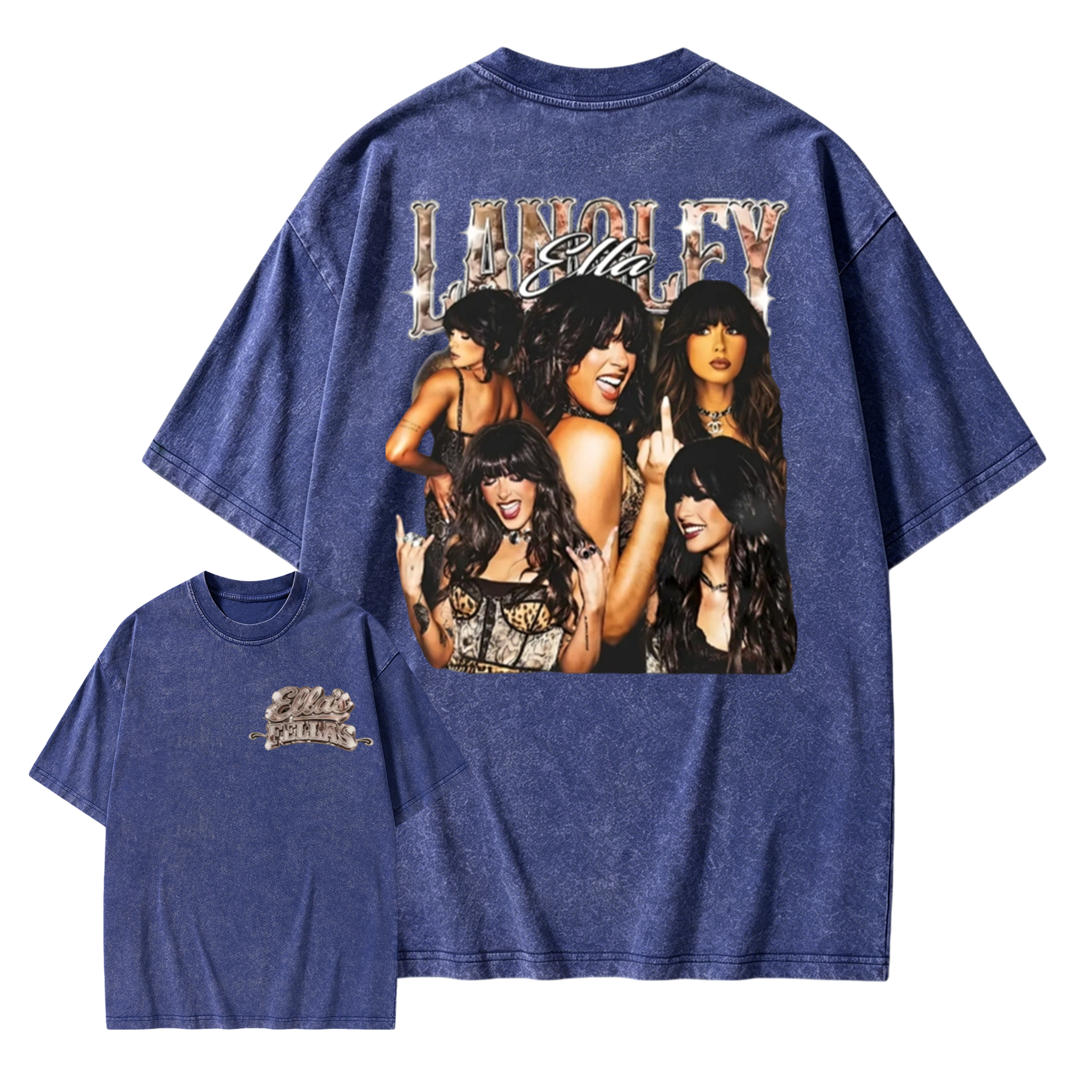 Vintage Ella Langley Washed T-Shirt Retro 90s Country Music Graphic Tee
