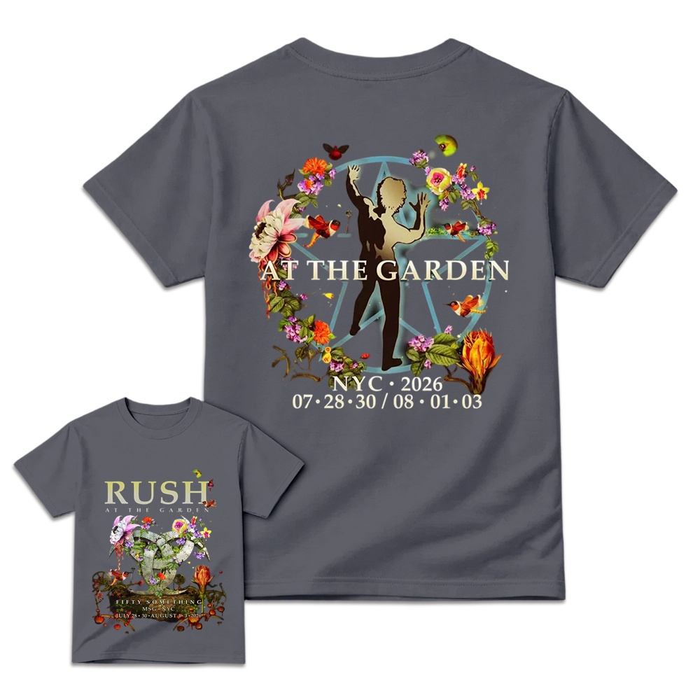 R-u-s-h Band At The Garden 2026 MSG Tour T-Shirt