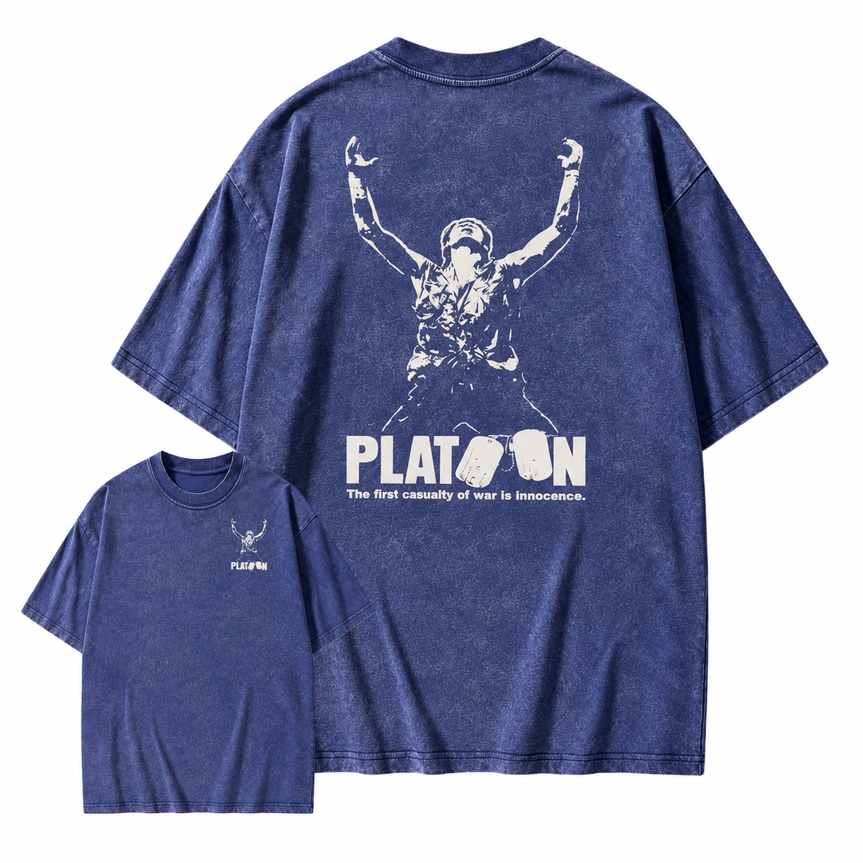 Platoon "First Casualty of War" Classic Graphic Washed T-shirt 
