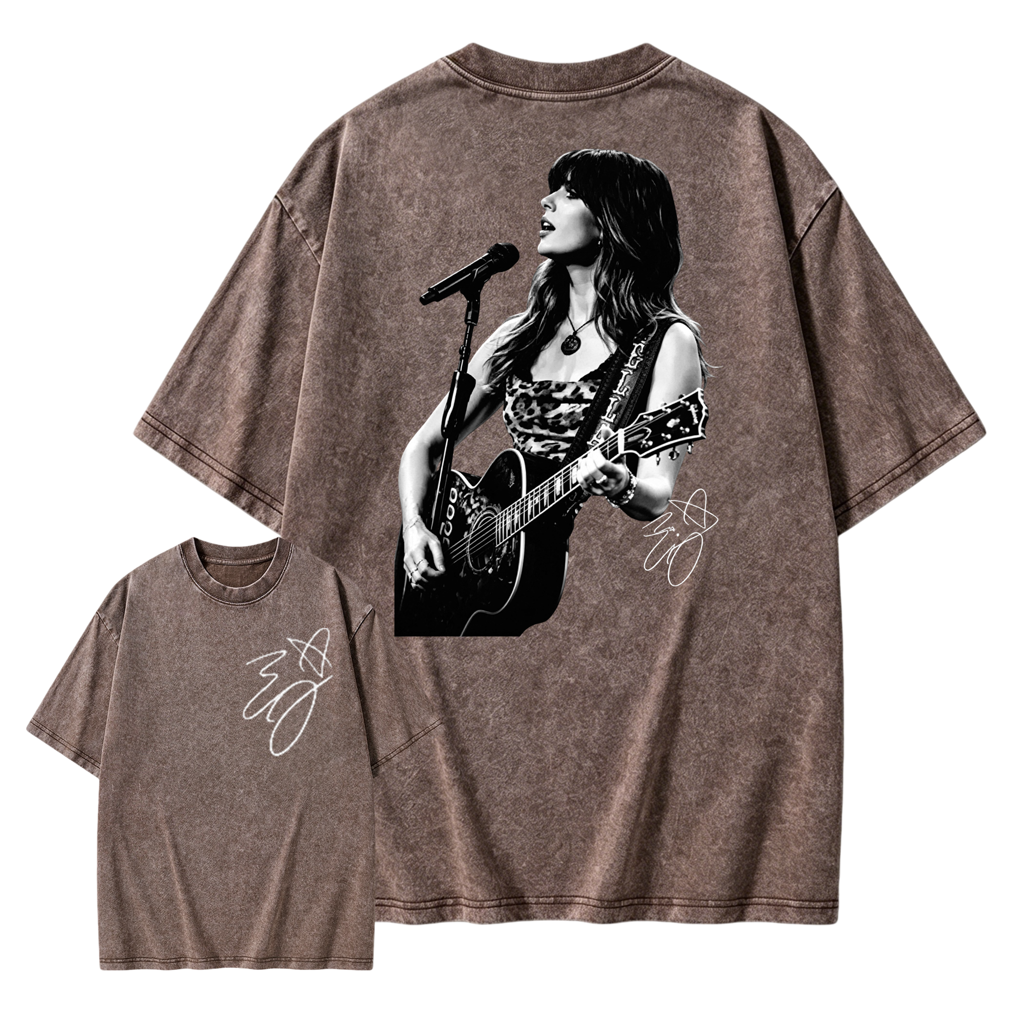 Ella Langley Graphic Print Oversized T-Shirt