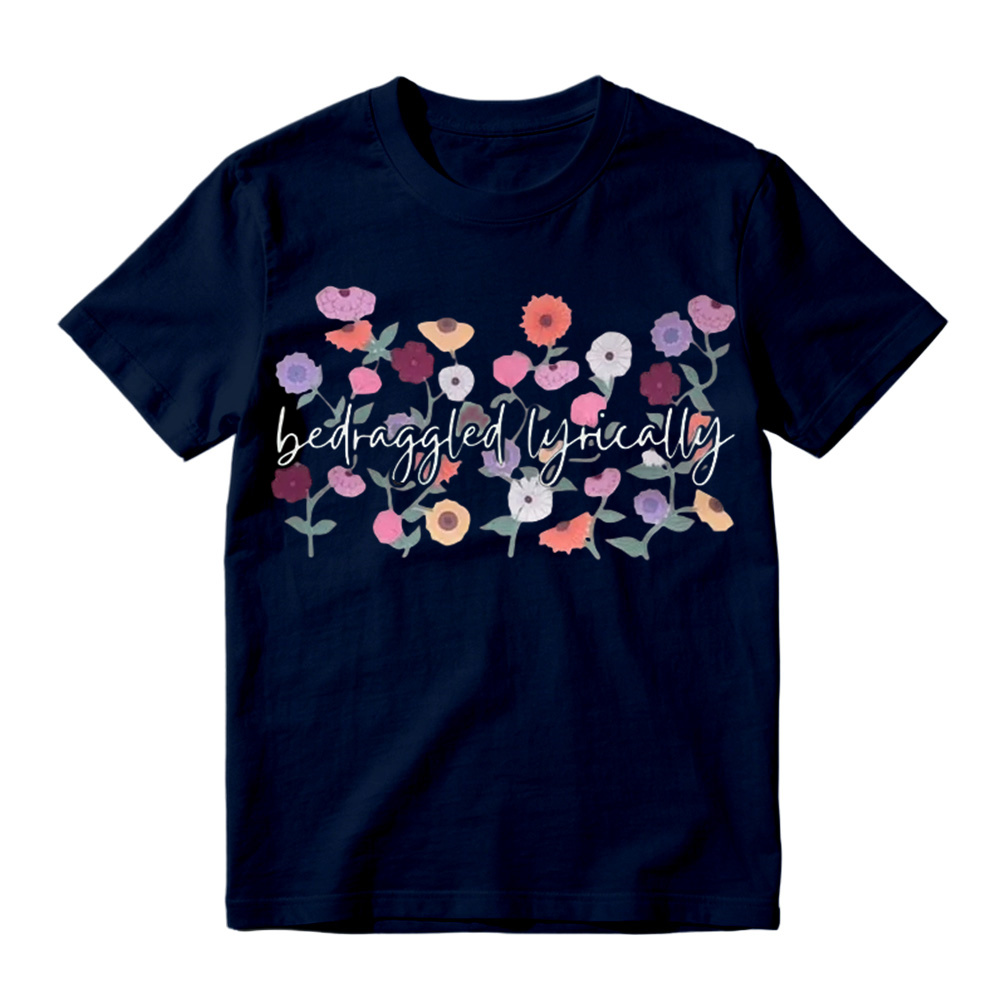  Taylor Swift Inspired "Bedraggled Lyrically" Wildflower Graphic T-Shirt