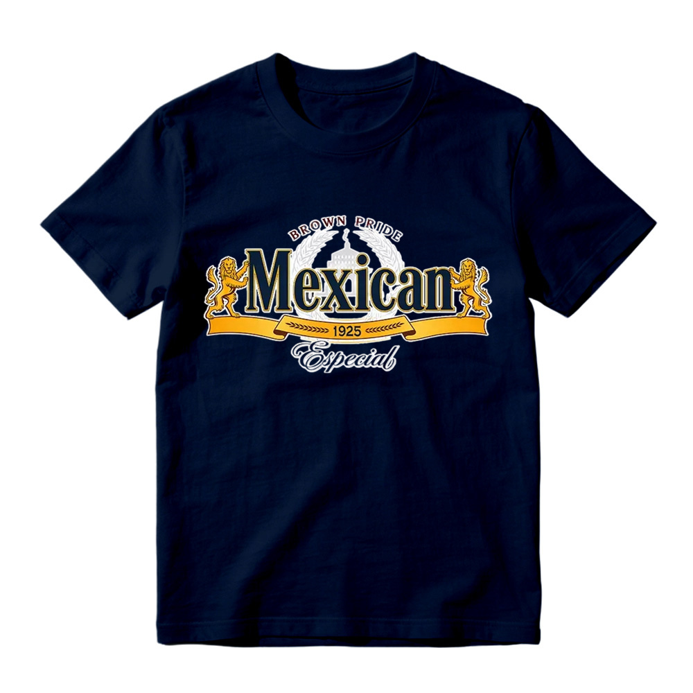 Mexican Especial Beer Inspired Graphic T-Shirt 
