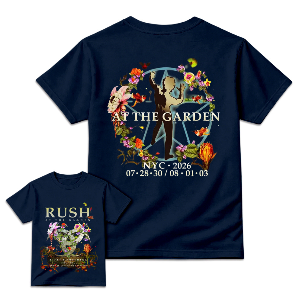 R-u-s-h Band At The Garden 2026 MSG Tour T-Shirt