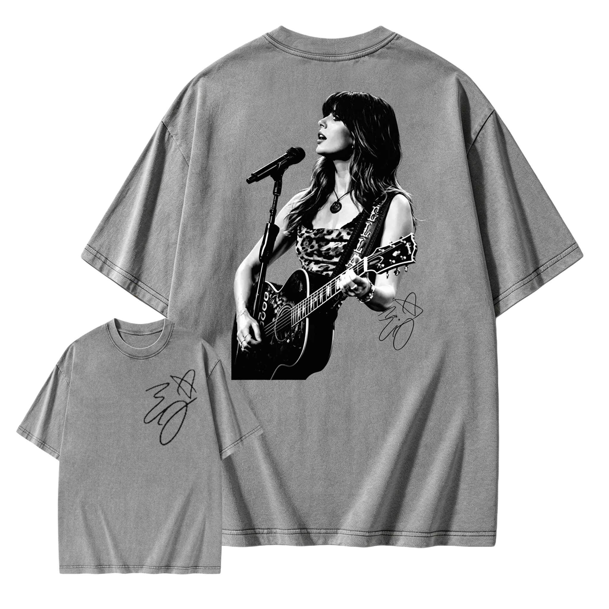 Ella Langley Graphic Print Oversized T-Shirt