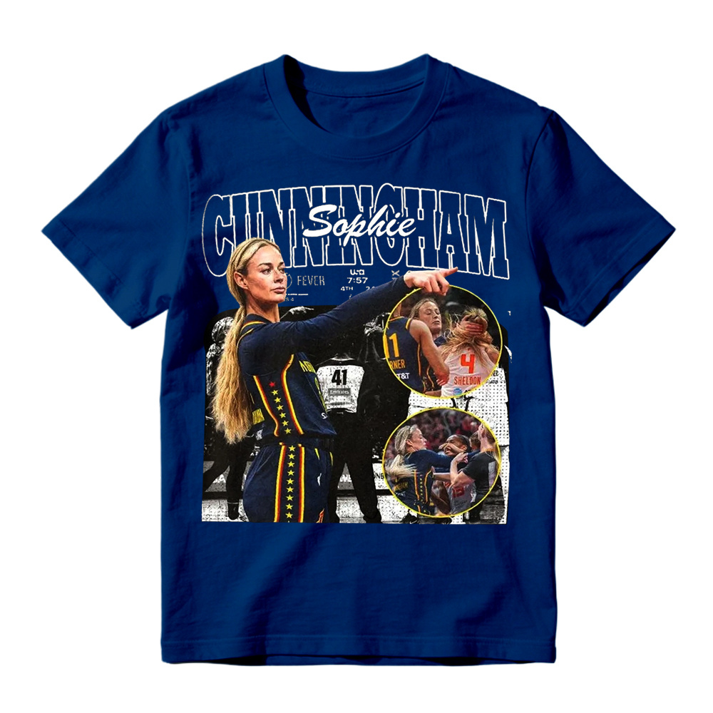 Sophie Cunningham Pointing Meme Retro Graphic T-Shirt