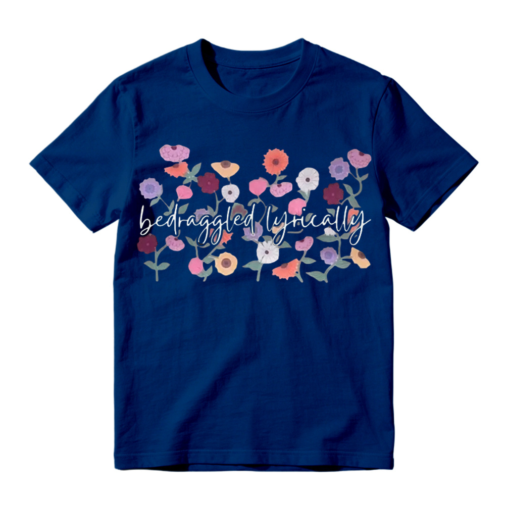  Taylor Swift Inspired "Bedraggled Lyrically" Wildflower Graphic T-Shirt