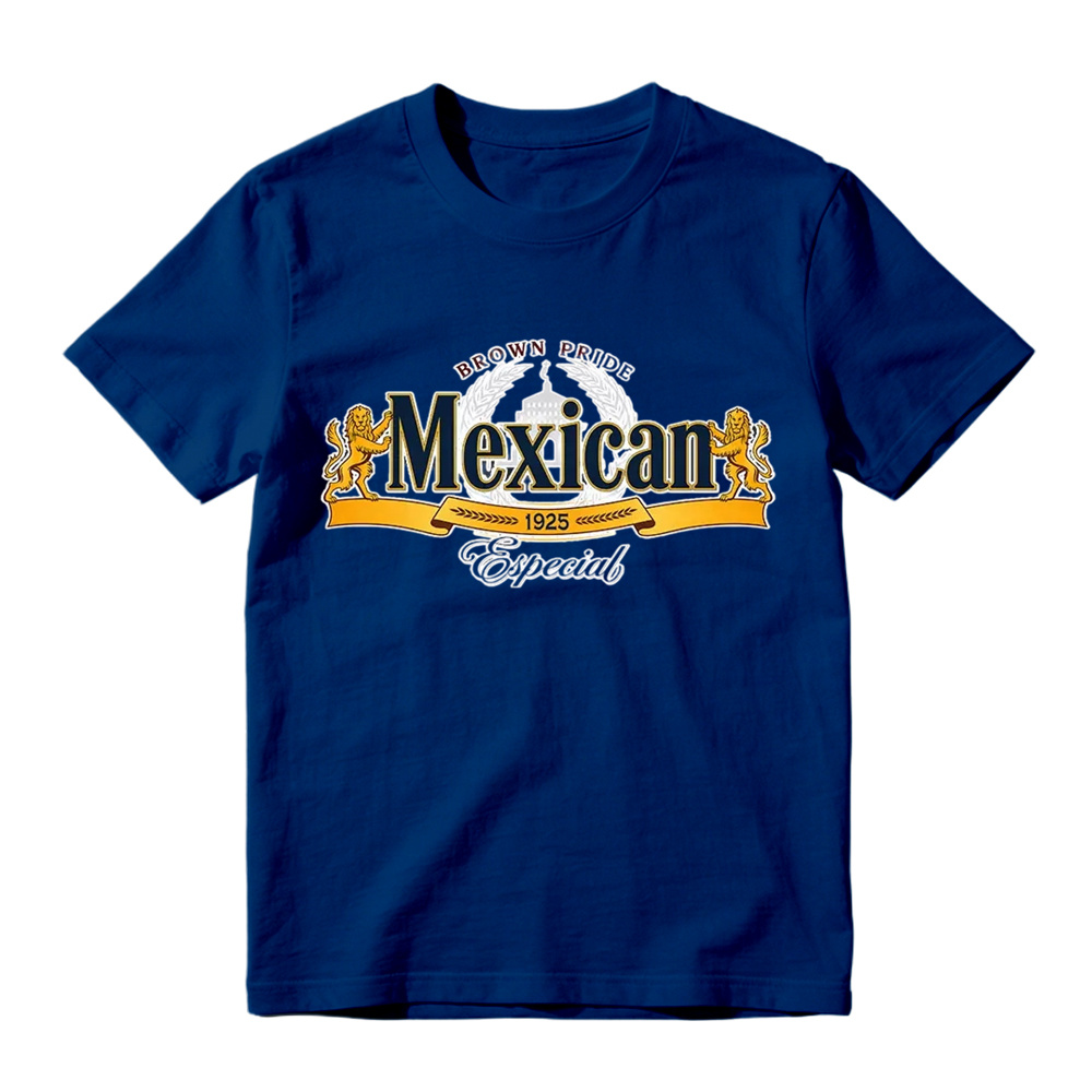 Mexican Especial Beer Inspired Graphic T-Shirt 