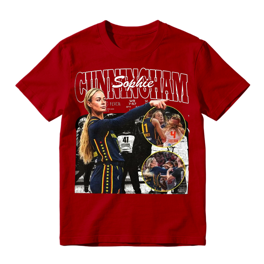 Sophie Cunningham Pointing Meme Retro Graphic T-Shirt