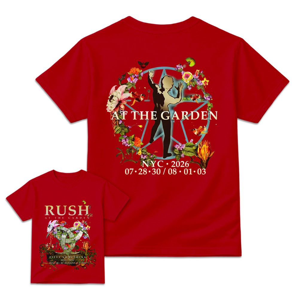 R-u-s-h Band At The Garden 2026 MSG Tour T-Shirt