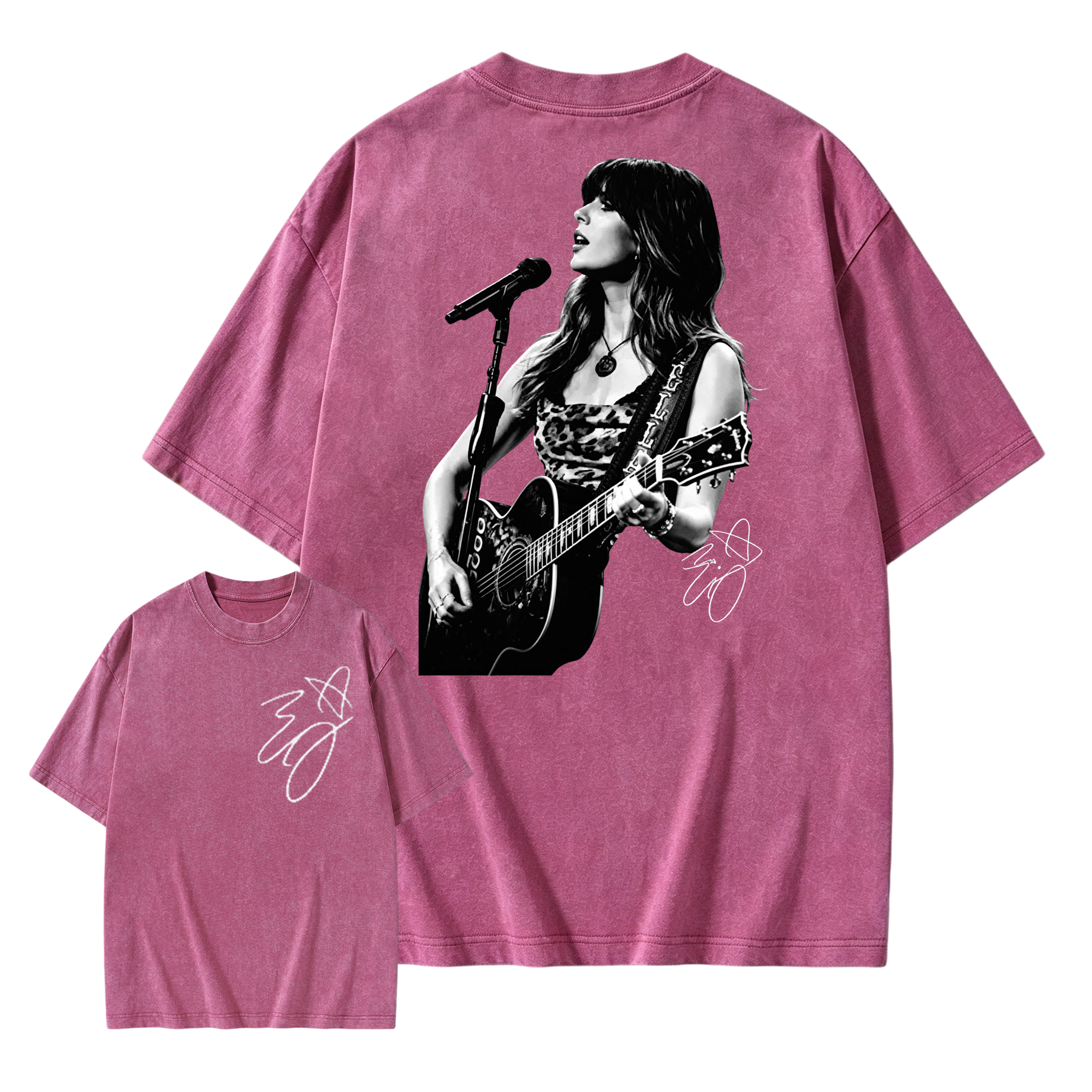 Ella Langley Graphic Print Oversized T-Shirt