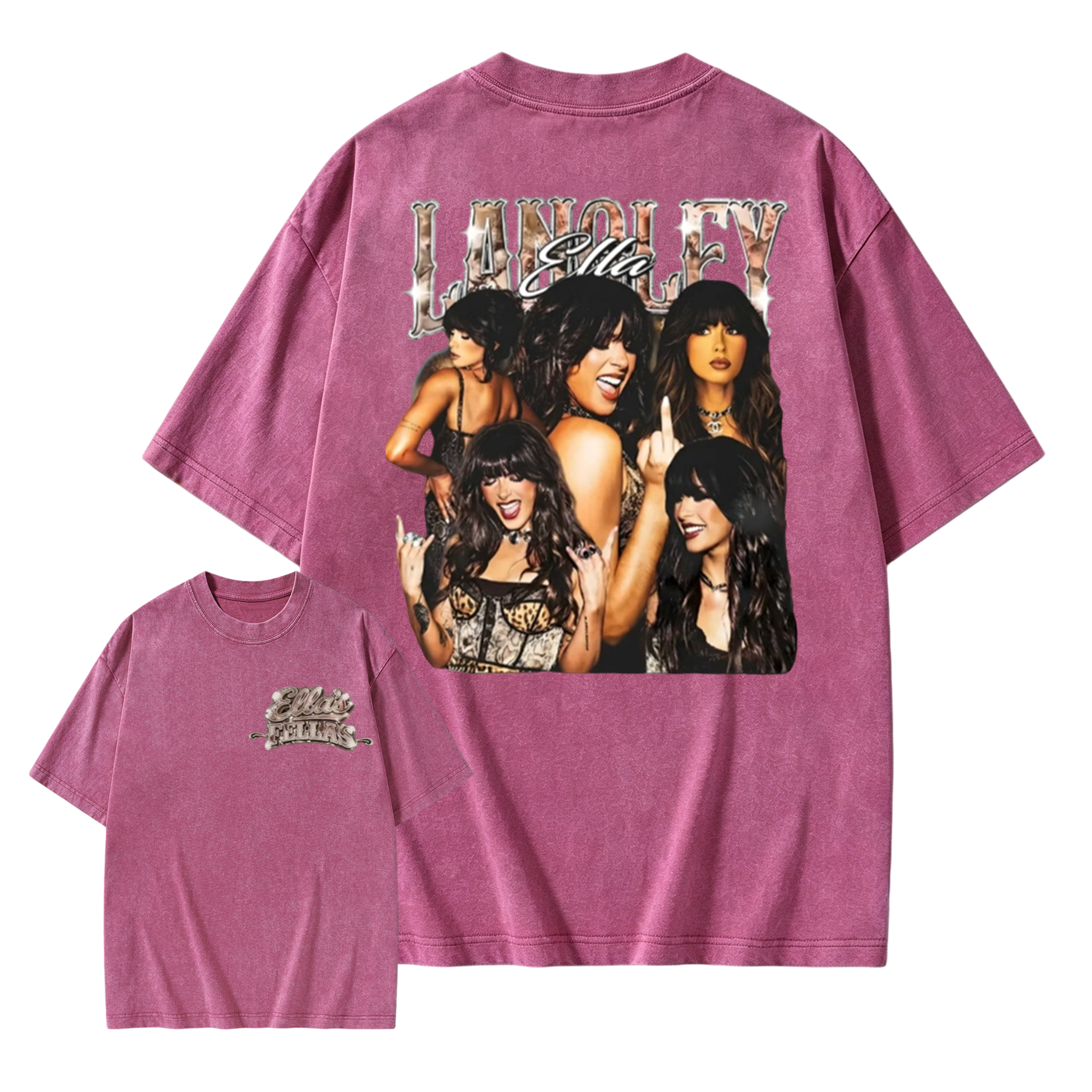 Vintage Ella Langley Washed T-Shirt Retro 90s Country Music Graphic Tee