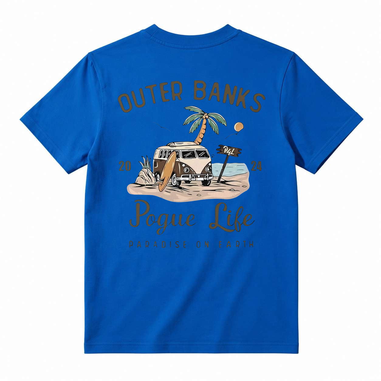 Outer Banks Pogue Life Graphic Tee Paradise on Earth Beach T-Shirt