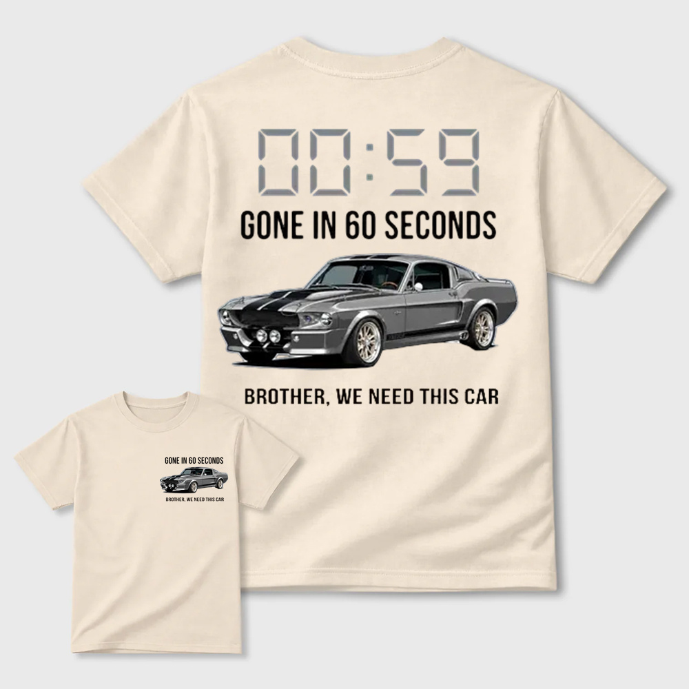 Gone in 60 Seconds Eleanor Mustang Graphic T-Shirt