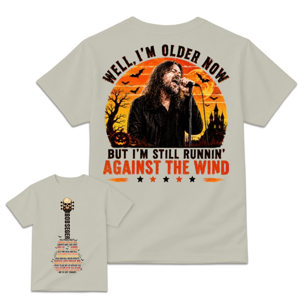 Bob Seger "Against The Wind" Vintage Halloween T-Shirt