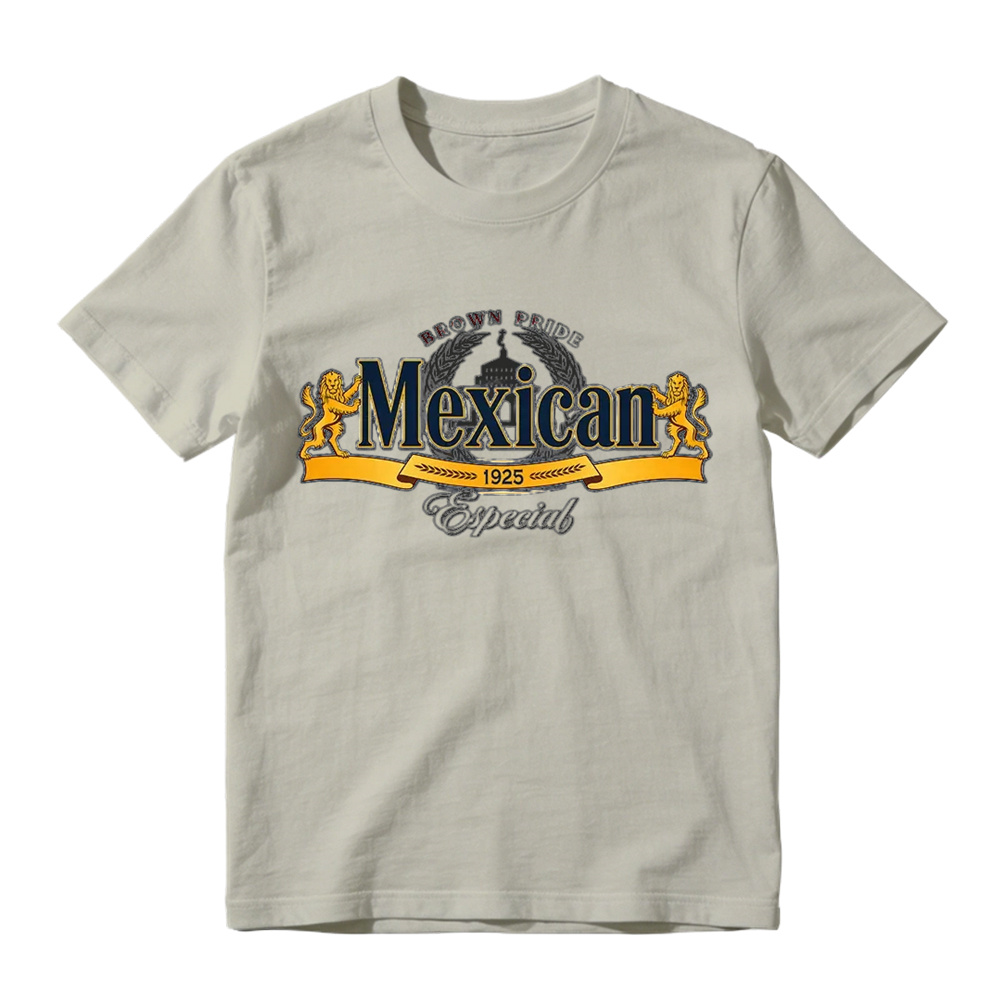 Mexican Especial Beer Inspired Graphic T-Shirt 