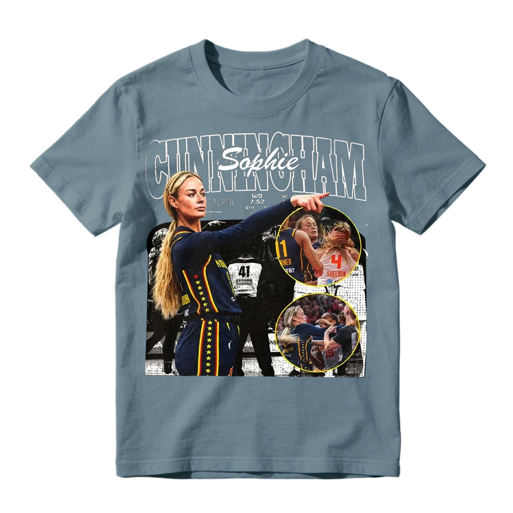 Sophie Cunningham Pointing Meme Retro Graphic T-Shirt