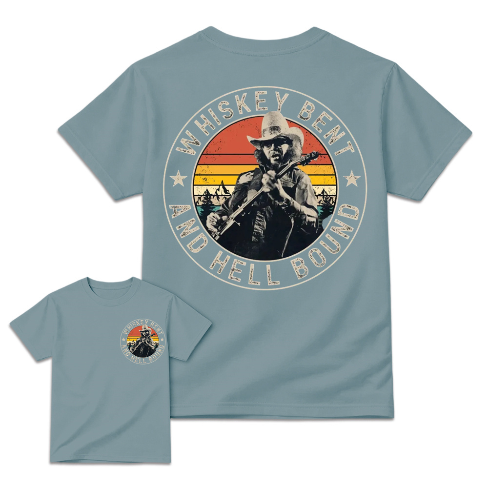 Vintage Country Music T-Shirt, Retro Outlaw Cowboy Graphic Tee