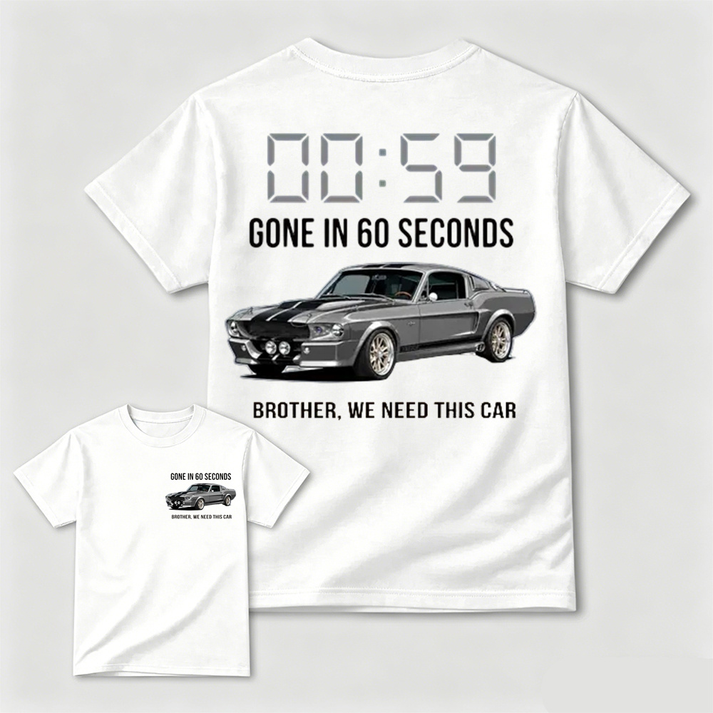 Gone in 60 Seconds Eleanor Mustang Graphic T-Shirt