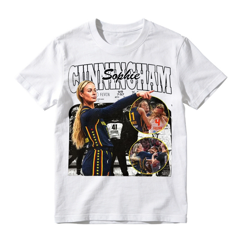 Sophie Cunningham Pointing Meme Retro Graphic T-Shirt